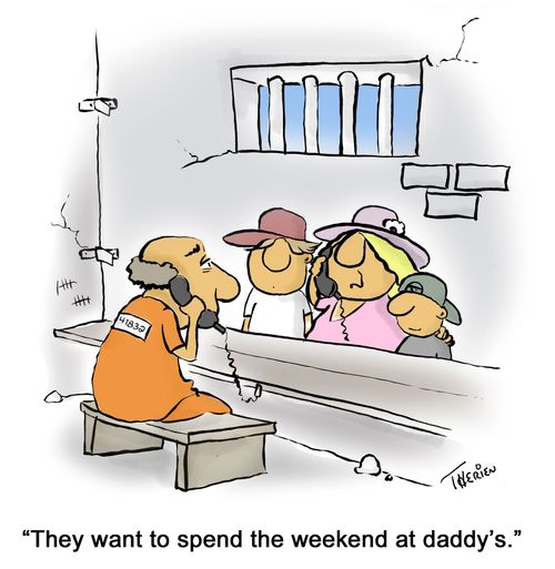 'They want to spend the weekend at daddy's.'