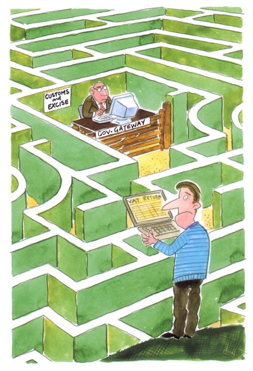 Maze to get through customs and excise.
