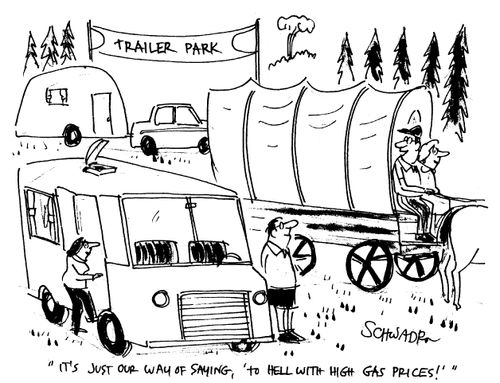 'It's just our way of saying, 'to hell with high gas prices!''