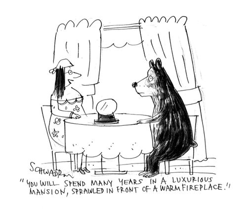 'You will spend many years in a luxurious mansion, sprawled in front of a warm fireplace.'