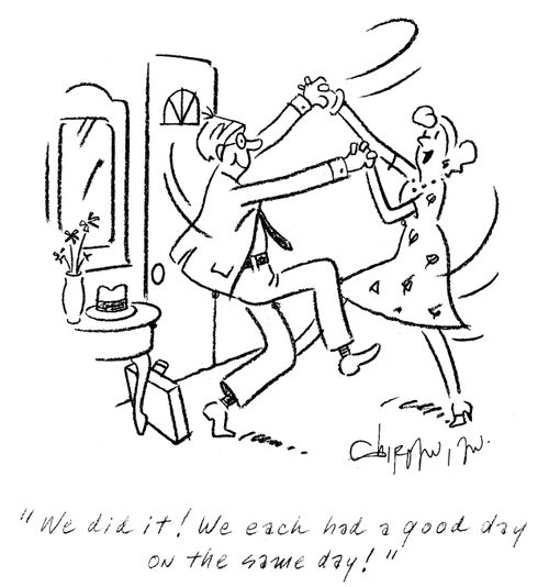 'We did it! We each had a good day on the same day!'