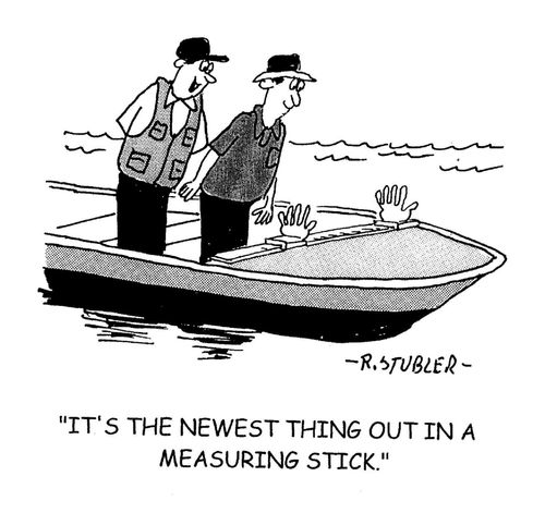 'It's the newest thing out in a measuring stick.'