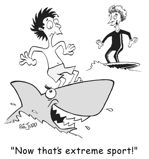 'Now that's extreme sport!'