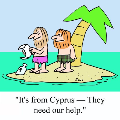 "It's from Cyprus -- They need our help."