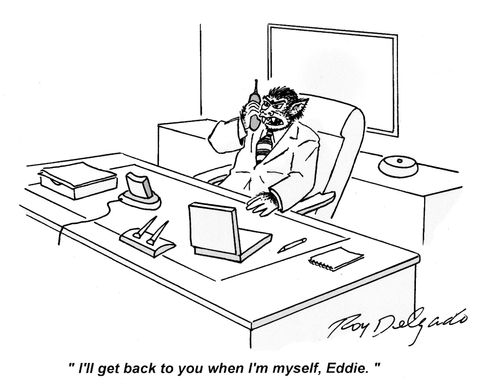 'I'll get back to you when I'm myself, Eddie.'