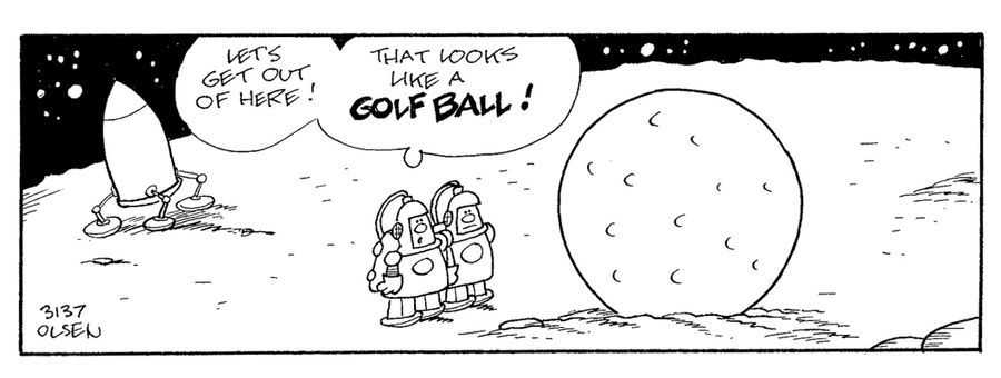 That looks like a golf ball.