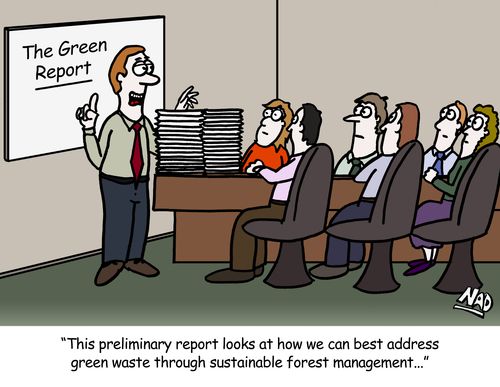 'This preliminary report looks at how we can best address green waste through sustainable forest management...'