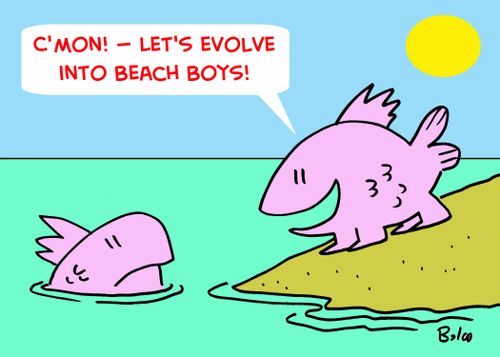 'C'mon! -- Let's evolve into Beach Boys!'