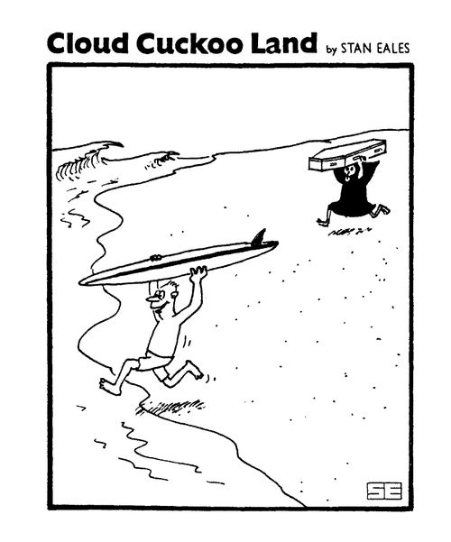 Cloud Cuckoo Land, Surfing