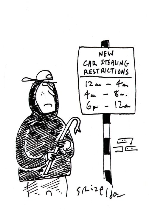 New car stealing restrictions