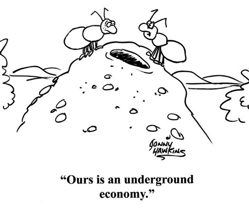 'Ours is an underground economy.'