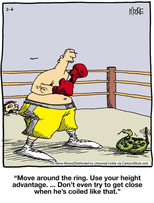 'Move around the right... Don't even try to get close when he's coled like that.'