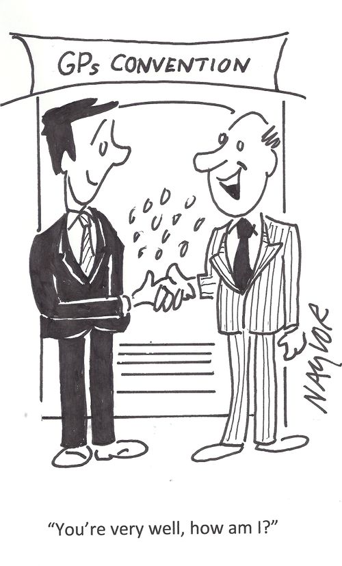 GP Convention: 'You're very well, how am I?'