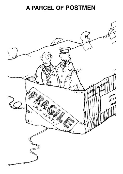 A parcel of postmen