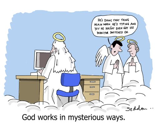 God works in mysterious ways.