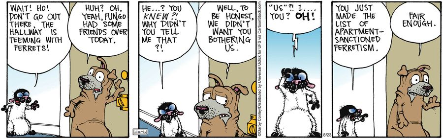 'Well, to be honest, we didn't want you bothering us.'