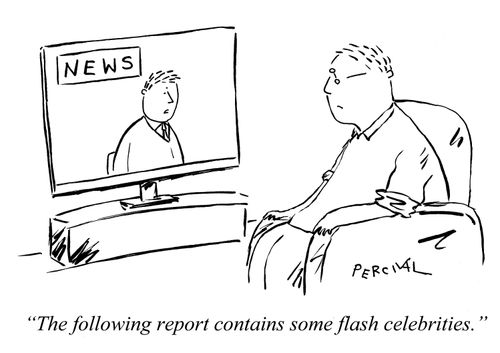 "The following report contains some flash celebrities."