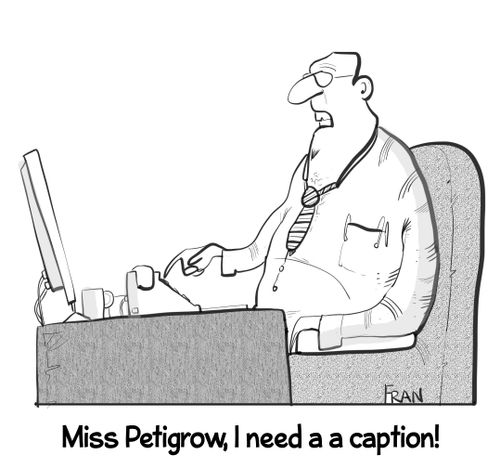 "Miss Pettigrow, I need a caption!"