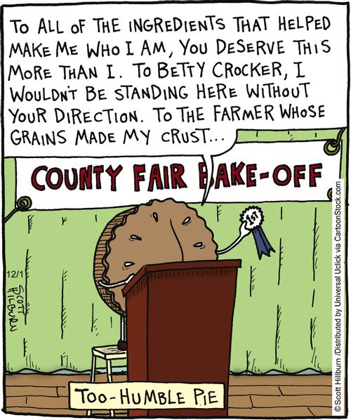 Too-Humble Pie.