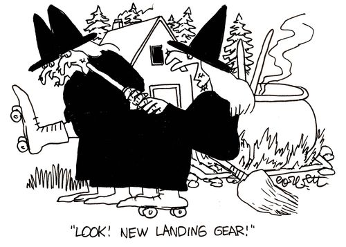'Look! New landing gear!'