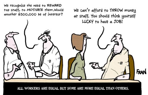 All workers are equal, but some are more equal than others.