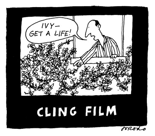 A 'Cling film': "Ivy - get a life!"