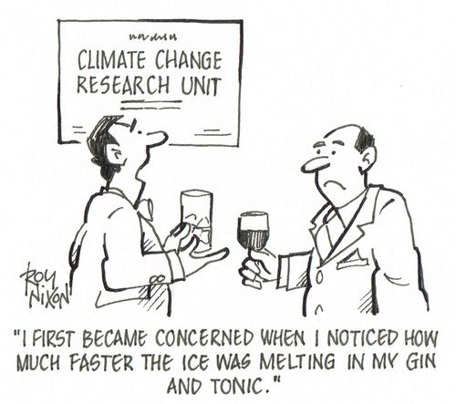 'I first became concerned when I noticed how much faster the ice was melting in my gin and tonic.'