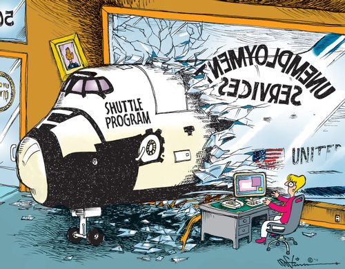 Unemployed Space Shuttle
