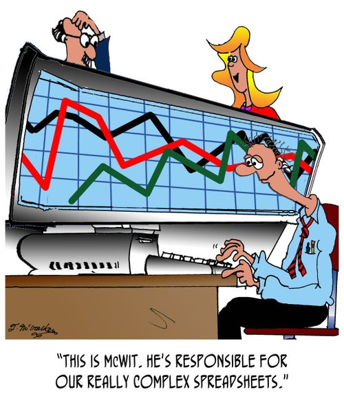 'This is McWit. He's responsible for our really complex spreadsheets.'