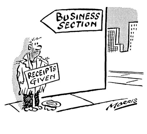 'Receipts given'