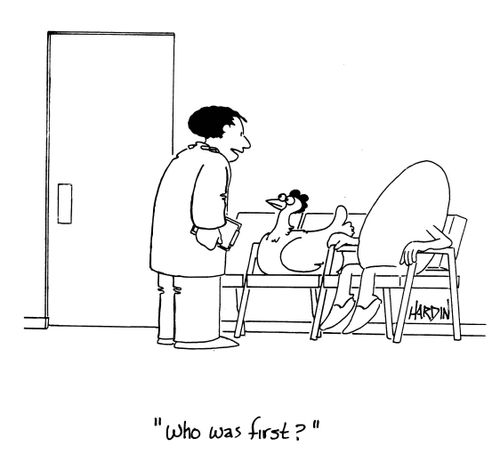 'Who was first?'