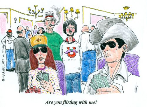 'Are you flirting with me?'