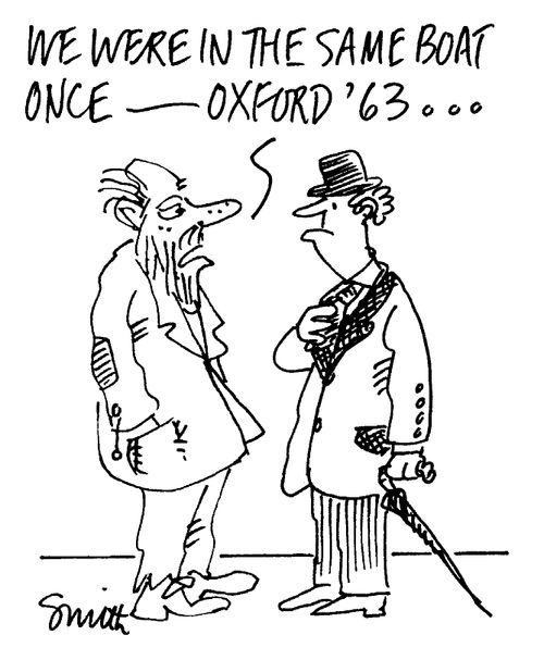 We were in the same boat once - Oxford '63