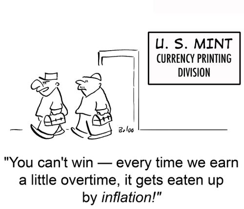 'You can't win — every time we earn a little overtime, it gets eaten up by inflation!'