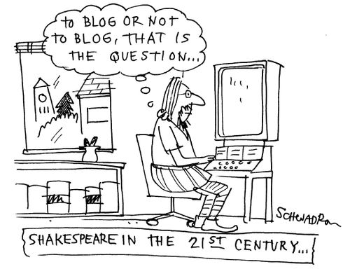 'To blog or not to blog, that is the question...' Shakespeare in the 21st Century
