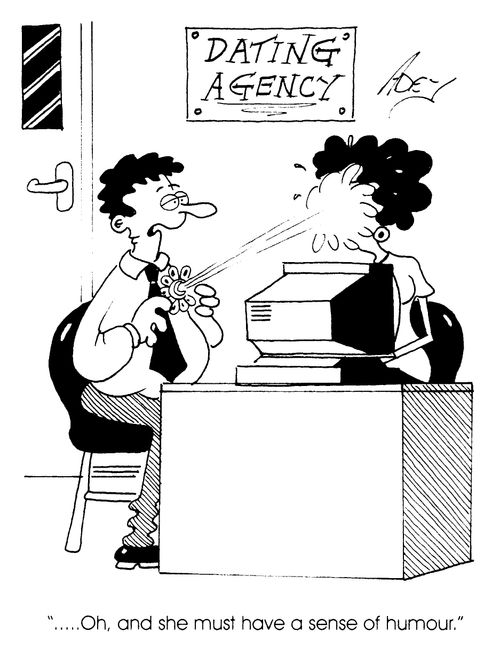 Dating - "Oh, and she must have a sense of humour."
