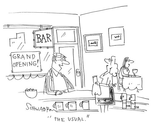 'The usual.'