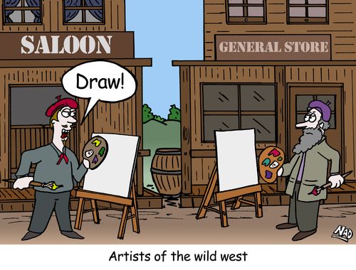 Artists of the wild west.