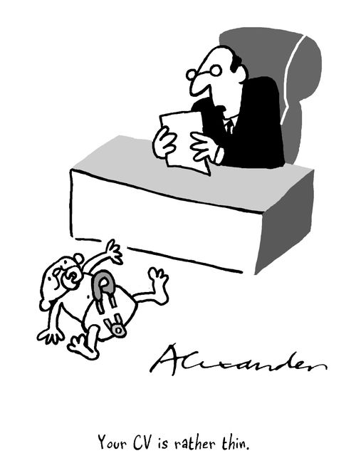 Your CV is rather thin...