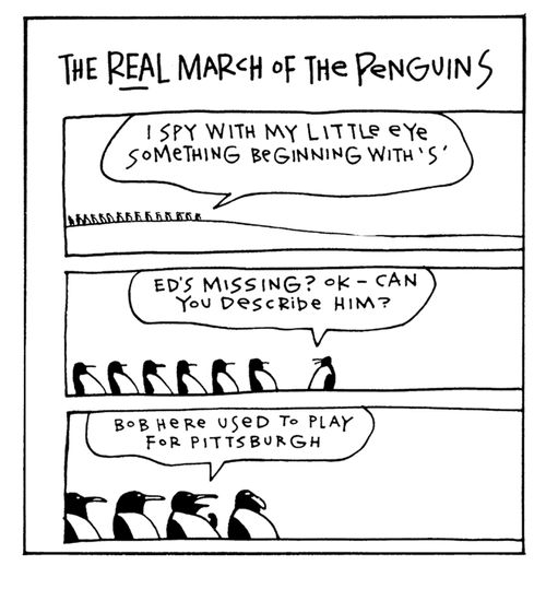 The Real March of the Penguins.
