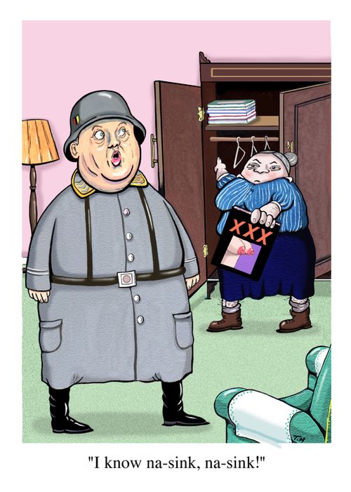 'I know na-sink, na-sink!' - Sgt. Schultz's secret is discovered