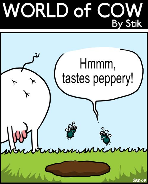 Hmmm...tastes peppery!
