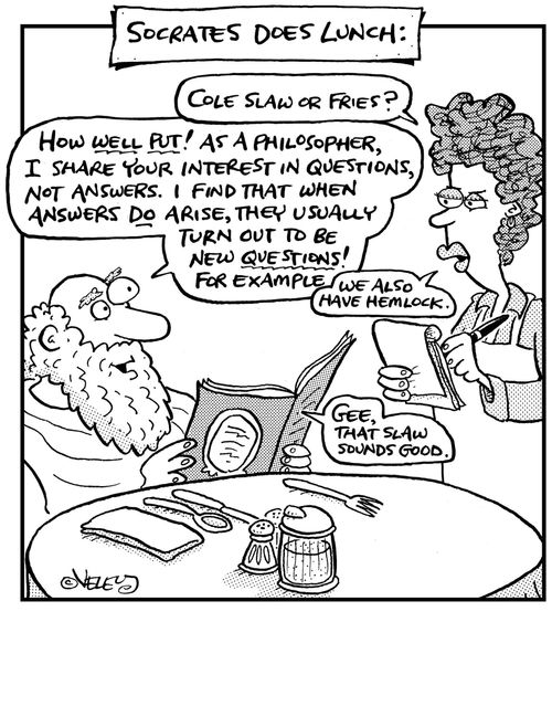 Socrates does lunch
