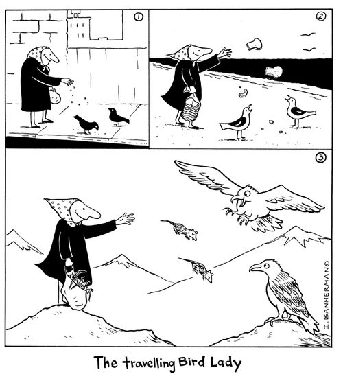 The Travelling Bird Lady.