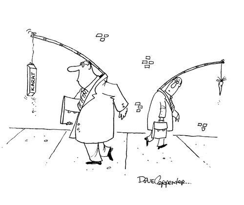 Differing incentives, carrot or karat on a stick.