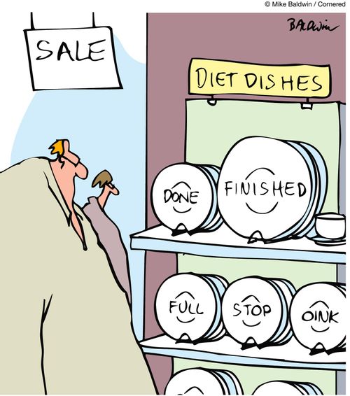 Diet dishes.
