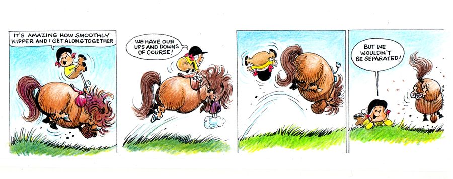 "It's amazing how smoothly Kipper and I get along together..."