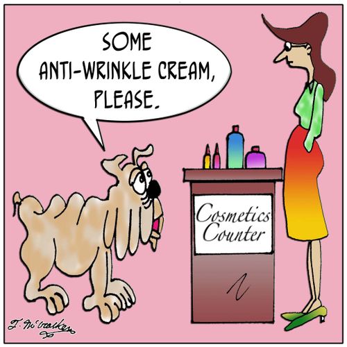 Some anti-wrinkle cream, please.