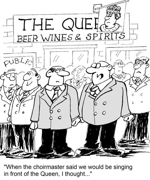 'When the choirmaster said we would be singing in front of the Queen, I thought...'