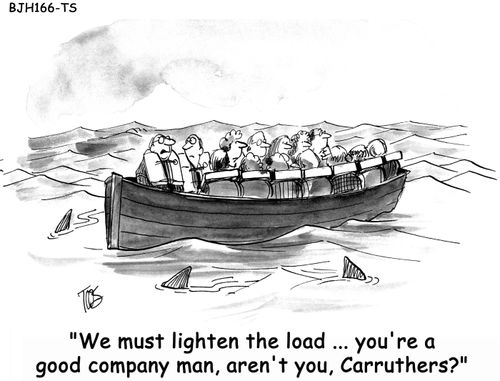 'We must lighten the load...you're a good company man, aren't you, Carruthers?
